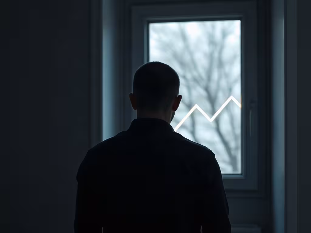 Représentation visuelle en zigzag d’une aura associée à la migraine.