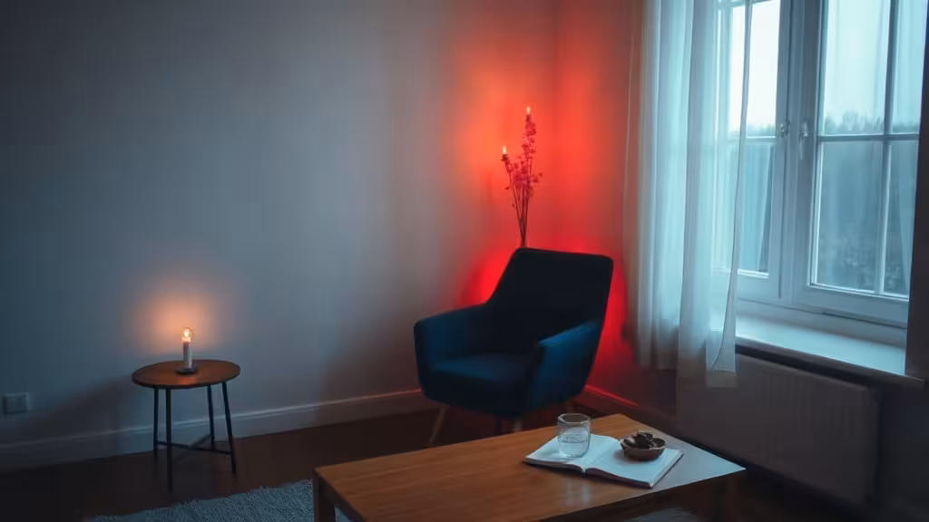 Espace méditatif sobre pour apprendre comment enlever les mauvaises ondes sur soi avec prudence.