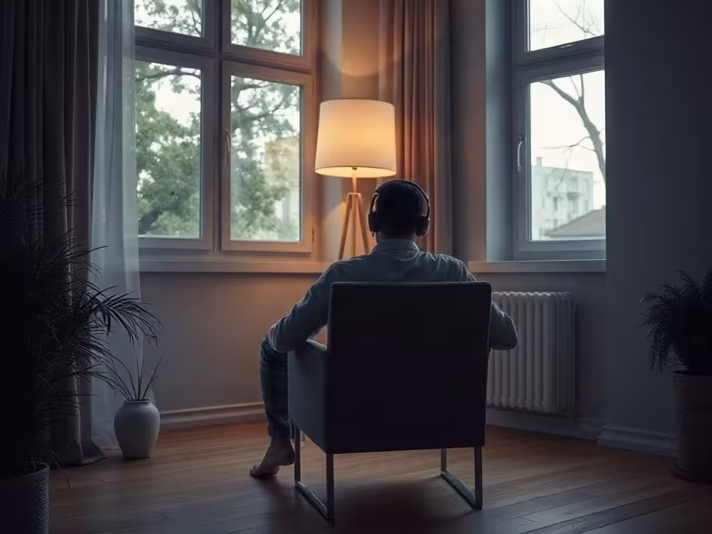 Écoute prudente de 528 Hz dans un environnement calme, avec un volume modéré.